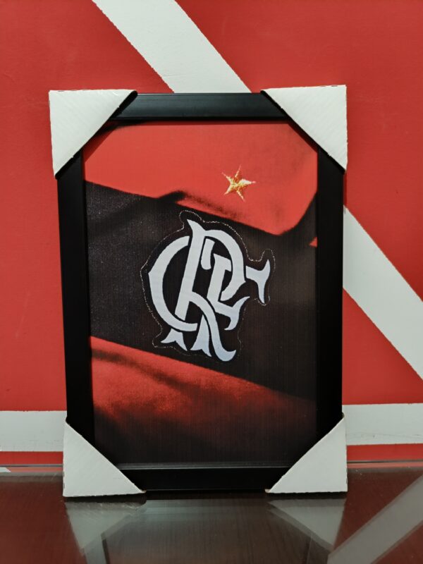 quadro logo camiseta flamengo