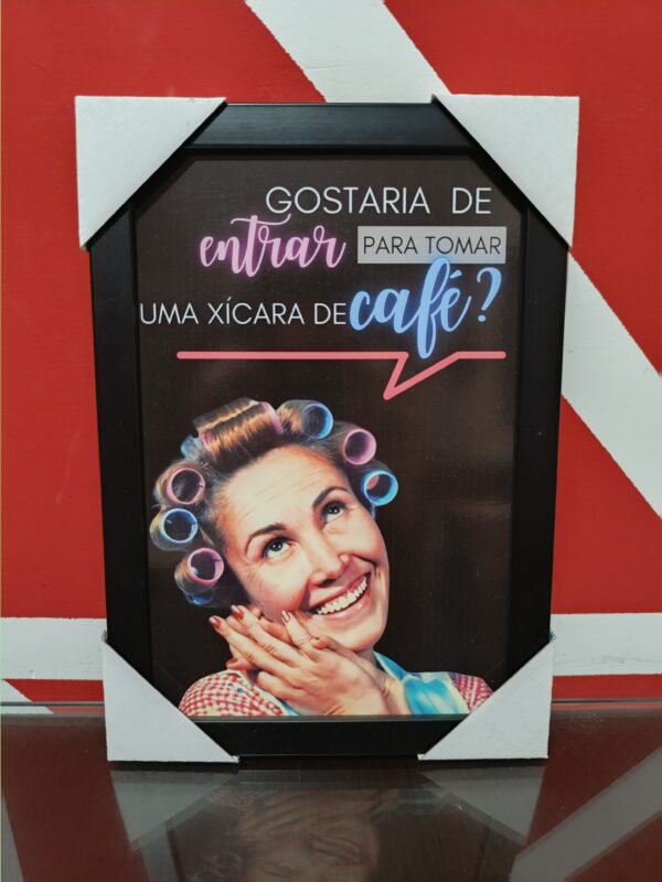 dona florinda que entrar e tomar uma xicara de cafe