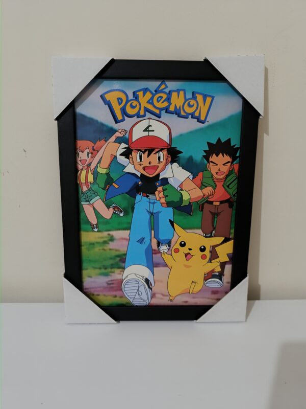 quadro pokemon ash pikachu