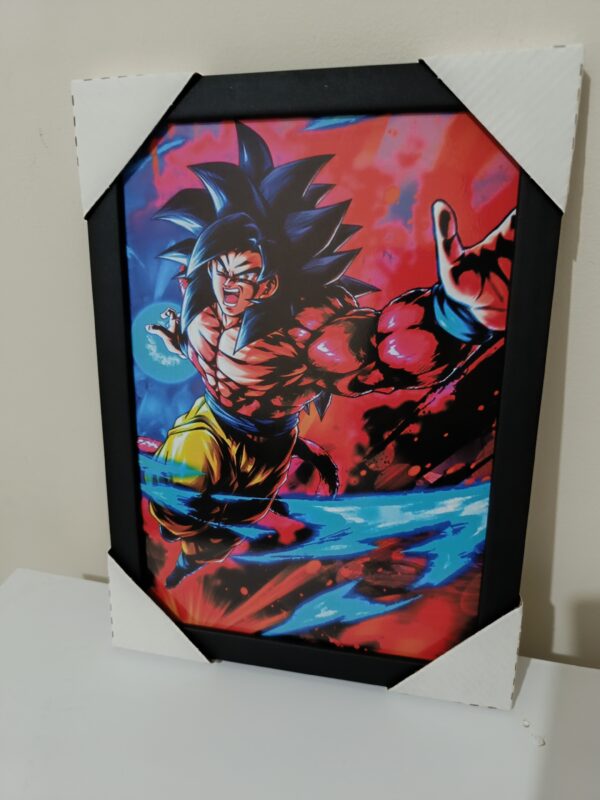 quadro goku super saiyajin 4