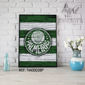 palmeiras com textura de madeira