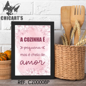 a cozinha é pequena mas é cheia de amor