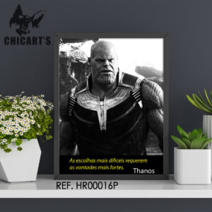 quadro thanos vingadores