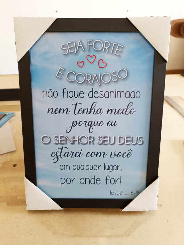 seja forte e corajoso