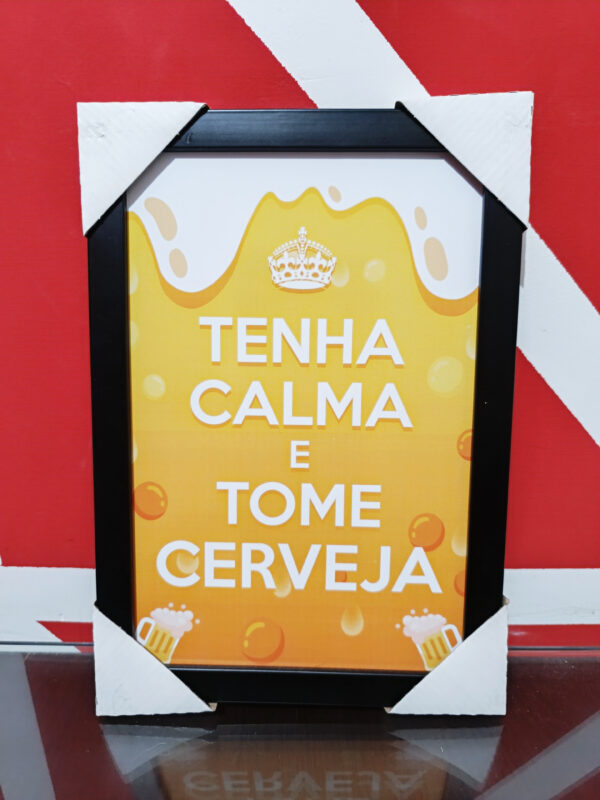 tenha calma e tome cerveja